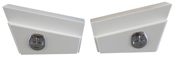 White Tapered Under Tray Tool Box